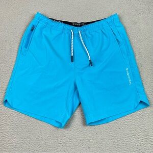Municipal Sport Utility Gear Shorts Mens Size M Blue Gym Workout Athletic Medium